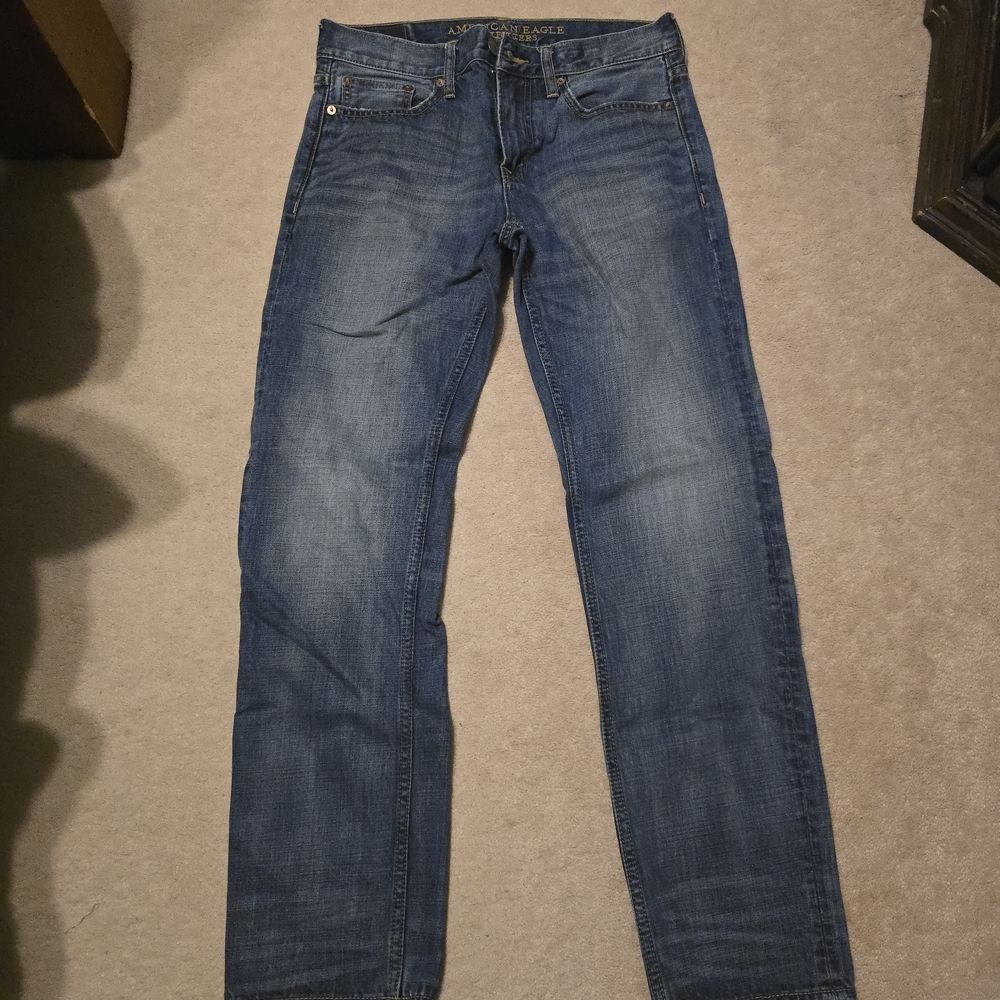 American Eagle Outfitters Men's Slim Jeans in Blue